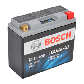 Bosch MC litiumbatteri LB16AL-A2 12V 5Ah +pol till höger